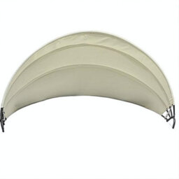 Evre Seychelles Day Sun Bed Rattan Round Outdoor Garden Furniture Set With Extendable Canopy Table 5 Pieces Brown With Cover - thumbnail 5