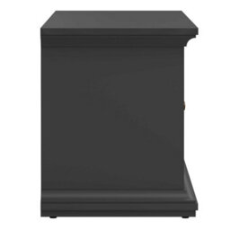 Wyld Haus Osaka Farmhouse Dark Grey Tv Unit 2 Doors With Open Shelves - thumbnail 5