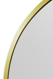"Mirroroutlet Arcus - Gold Metal Framed Arched Wall Garden Mirror 39"" X 39"" (100Cm X 100Cm)" - thumbnail 4