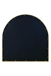 "Mirroroutlet Arcus - Gold Metal Framed Arched Wall Garden Mirror 39"" X 39"" (100Cm X 100Cm)" - thumbnail 7