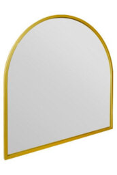 "Mirroroutlet Arcus - Gold Metal Framed Arched Wall Garden Mirror 39"" X 39"" (100Cm X 100Cm)" - thumbnail 3