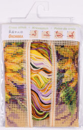 Groves Of Thames Cushion Sunflowers - Cross Stitch Kit: Cushion: Large: Sunflowers On Meadow - Orchidea - thumbnail 3