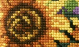 Groves Of Thames Cushion Sunflowers - Cross Stitch Kit: Cushion: Large: Sunflowers On Meadow - Orchidea - thumbnail 2