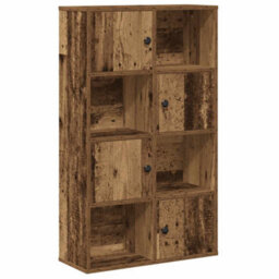 Berkfield Durable Bookcase Old Wood 60X24X101.5 Cm Engineered Wood - thumbnail 1