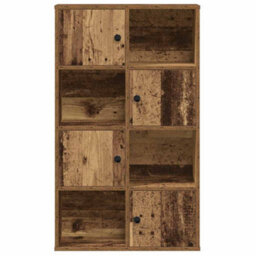 Berkfield Durable Bookcase Old Wood 60X24X101.5 Cm Engineered Wood - thumbnail 4