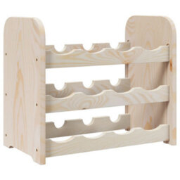 Walplus Wine Rack 43X25X37 Cm Solid Wood Pine - thumbnail 7
