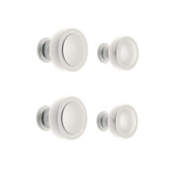 Plum&clay Harper Ribbed White Double Freestanding Vanity Unit & Basin Set With Chrome Handles (W)1200mm - thumbnail 4
