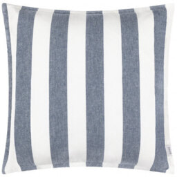 Yard Hayle Cotton Outdoor Cushion, Navy, 50 X 50Cm