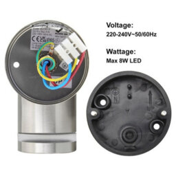Long Life Lamps Company Single Outdoor Wall Light Stainless Steel Zlc351 Garden Light - thumbnail 5