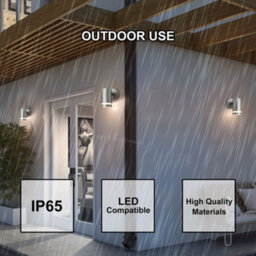 Long Life Lamps Company Single Outdoor Wall Light Stainless Steel Zlc351 Garden Light - thumbnail 8