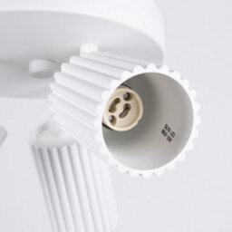 Luminosa Lighting Luminosa Karbon Minimalist Ceiling Spotlight Cluster 3 Light White - thumbnail 4