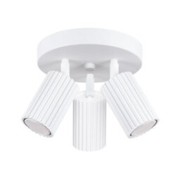 Luminosa Lighting Luminosa Karbon Minimalist Ceiling Spotlight Cluster 3 Light White