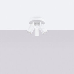 Luminosa Lighting Luminosa Karbon Minimalist Ceiling Spotlight Cluster 3 Light White - thumbnail 2
