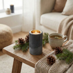 Urbn-Living Urbnliving 10Cm Marble Tea Light Candle Holder - Elegant Home Décor & Centrepiece Gift - thumbnail 5