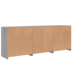 Berkfield Sideboard With Led Lights Grey Sonoma 181.5X37X67 Cm - thumbnail 8