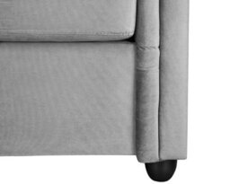 Home Detail Ascot 3-Seater Velvet Chesterfield Sofa With Matching Scatter Cushions, Grey Velvet - thumbnail 6