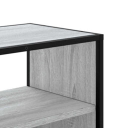 Berkfield Tv Cabinet Grey Sonoma 60X31X39.5 Cm Engineered Wood And Metal - thumbnail 7