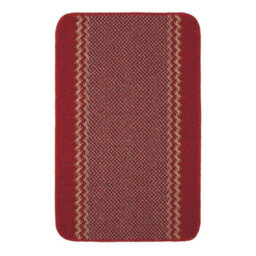 The Rugs Washable Designer Rugs & Mats Lined Bordered Design In Red  116R - thumbnail 1