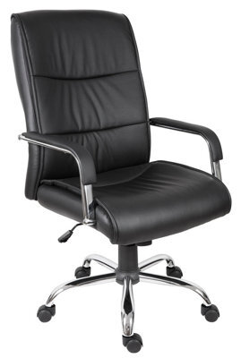 Teknik Kendal Executive Chair Black With Stylish Chrome Base - image 1