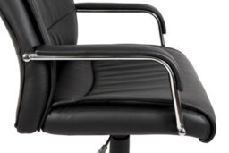 Teknik Kendal Executive Chair Black With Stylish Chrome Base - thumbnail 4