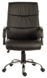 Teknik Kendal Executive Chair Black With Stylish Chrome Base - thumbnail 2