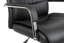 Teknik Kendal Executive Chair Black With Stylish Chrome Base - thumbnail 3