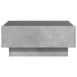 Berkfield Coffee Table With Led Concrete Grey 70X50X30 Cm Engineered Wood - thumbnail 6