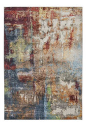 Multicolour Abstract Polyester Soft Modern Bedroom, Livingroom Rug - 120Cm X 180Cm - thumbnail 5