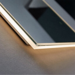 Clifton Deluxe Bathroom Wall Mirror - Rectangular 600 X 800mm - Super Slim Infra-Red Wall Mirror - thumbnail 3