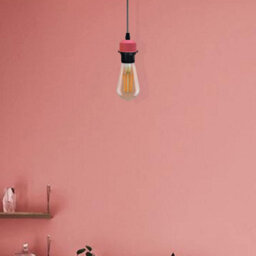 Ledsone Pink Metal Pendant Ceiling Light With E27 Socket And Pre Wired Cord Grip For Bedroom Kitchen Hallway - thumbnail 7