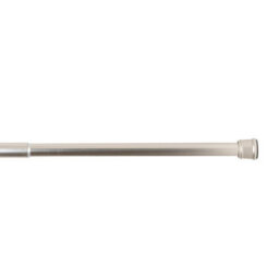Toolty Telescopic Net Curtain Pole 140-260Cm - No Drill Spring Tension Rod - For Kitchen, Bathroom, Bedroom, Living Room - Satin Chrome - thumbnail 3