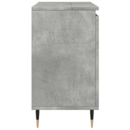 Berkfield Industrial Bathroom Cabinet Concrete Grey 58X33X60 Cm Engineered Wood - thumbnail 5