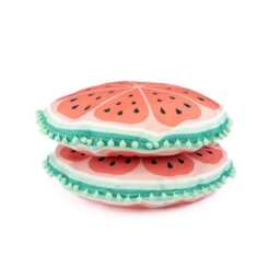 Gardenwize Pair Of Outdoor Garden Sofa Chair Furniture Scatter Cushions- Watermelon