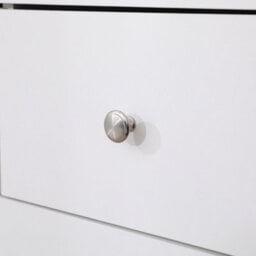 Furniturehmd White 5 Drawers Chest Bedroom Storage Unit Floor Standing Storage Unit Large Cabinet - thumbnail 7