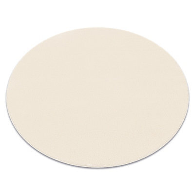 RugsX Modern Washing Carpet Lindo Circle Cream, Anti-Slip, Shaggy  Circle 100 Cm - image 1