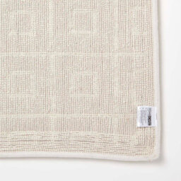 Homescapes Tufted Tile Bath Mat Cream Cotton Blend 50 X 80 Cm - thumbnail 5