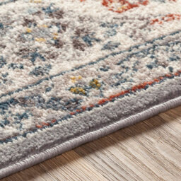 Livabliss Ankara-Vintage Grey Taupe Blue Traditional Boho Living Dining Bedroom Rug 160 X 213 Cm Easy Care, Non Shedding - thumbnail 3