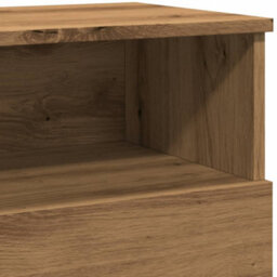 Berkfield Bedside Cabinet Artisan Oak 50X32X60Cm Engineered Wood - thumbnail 9