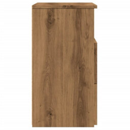 Berkfield Bedside Cabinet Artisan Oak 50X32X60Cm Engineered Wood - thumbnail 6