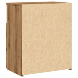 Berkfield Bedside Cabinet Artisan Oak 50X32X60Cm Engineered Wood - thumbnail 7