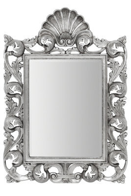 Orsina Giordano Wall Mirror, Silver, Glass - image 1