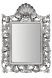 Orsina Giordano Wall Mirror, Silver, Glass - thumbnail 1