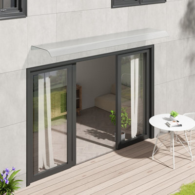 Breeins Outdoor Window Awning Rain Screen Waterproof Front Door Canopy Shelter Cover Rain Screen - image 1