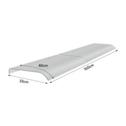Breeins Outdoor Window Awning Rain Screen Waterproof Front Door Canopy Shelter Cover Rain Screen - thumbnail 8