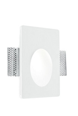 Luminosa Lighting Luminosa Ariel Recessed Wall Light White 12X18X5.5Cm - image 1