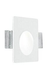 Luminosa Lighting Luminosa Ariel Recessed Wall Light White 12X18X5.5Cm - thumbnail 1