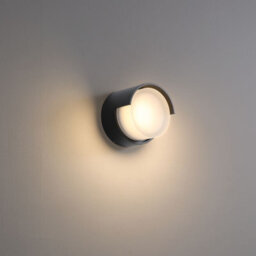 Ultra Beam Lighting Ultrabeam Black Round Outdoor Led Wall Light 4 Watt Led 400 Lumen Dia. 102mm - thumbnail 2