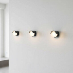 Ultra Beam Lighting Ultrabeam Black Round Outdoor Led Wall Light 4 Watt Led 400 Lumen Dia. 102mm - thumbnail 4