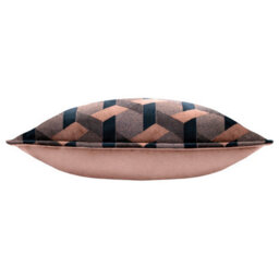 Paoletti Delano Velvet Jacquard Feather Filled Cushion - thumbnail 3
