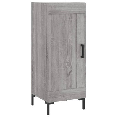 Berkfield Modern Sideboard Grey Sonoma 34.5X34X90 Cm Engineered Wood - image 1